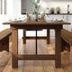 Antique Rustic |#| 9' x 40" Rectangular Antique Rustic Solid Pine Folding Farm Table