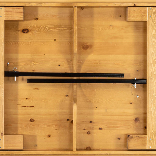 Light Natural |#| 9' x 40" Rectangular Antique Rustic Light Natural Solid Pine Folding Farm Table