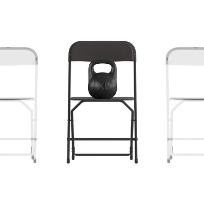 Hercules Big and Tall Commercial Folding Chair - Extra Wide 650LB. Capacity - Durable Plastic - View 1