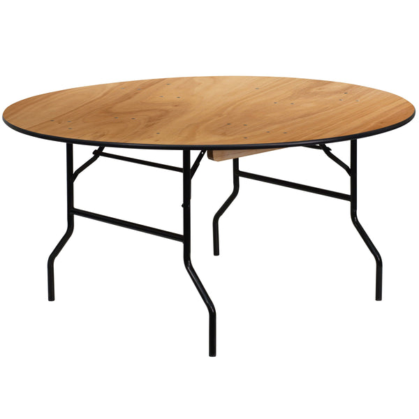 5 foot round on sale folding table