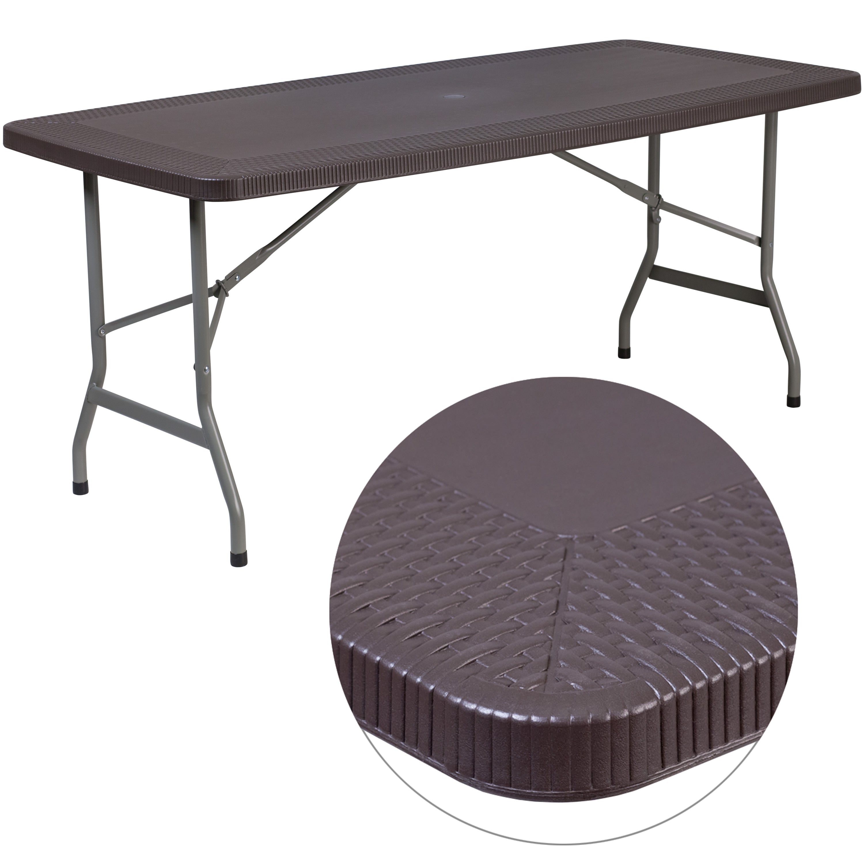 Plastic folding patio table discount