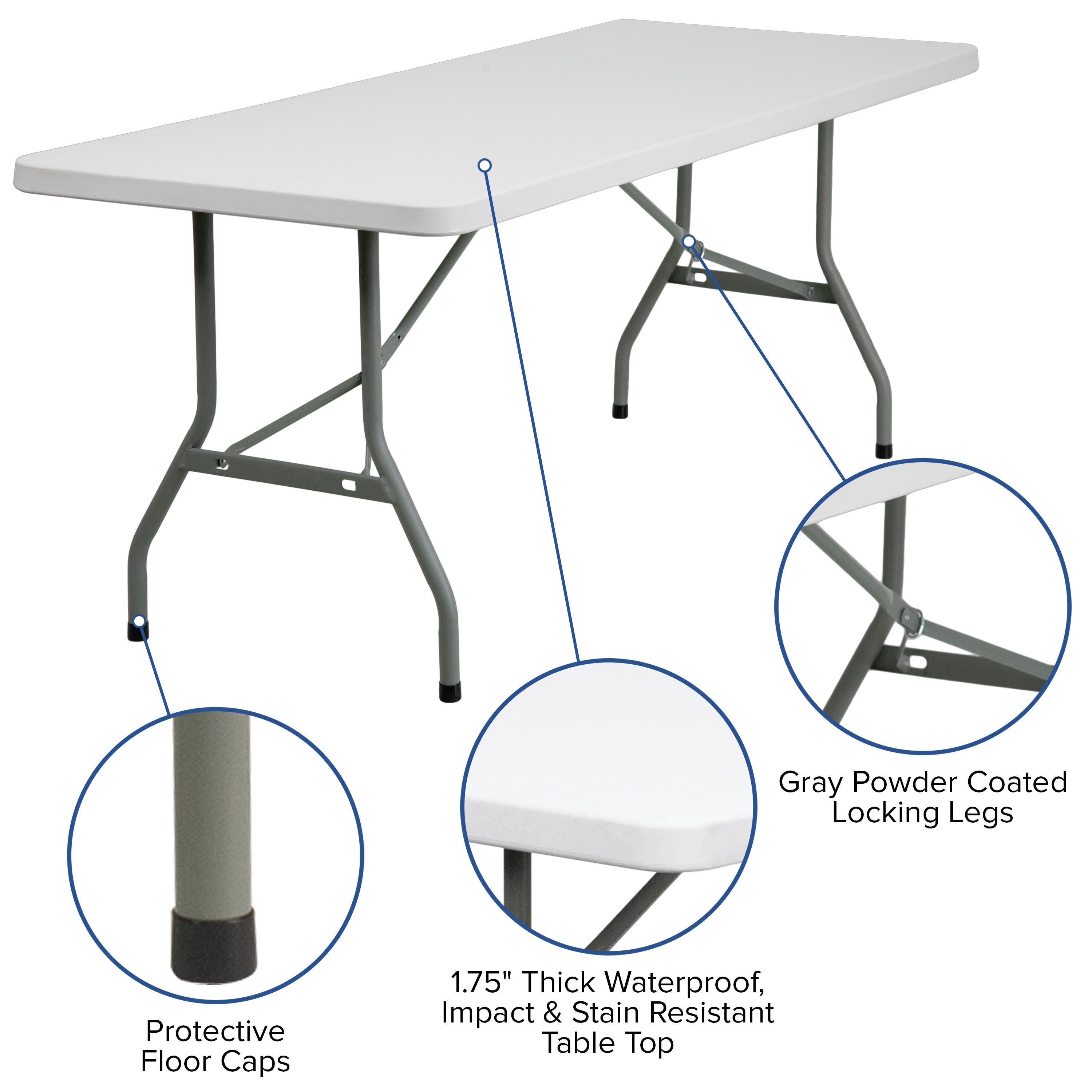 White plastic 2024 table and chairs