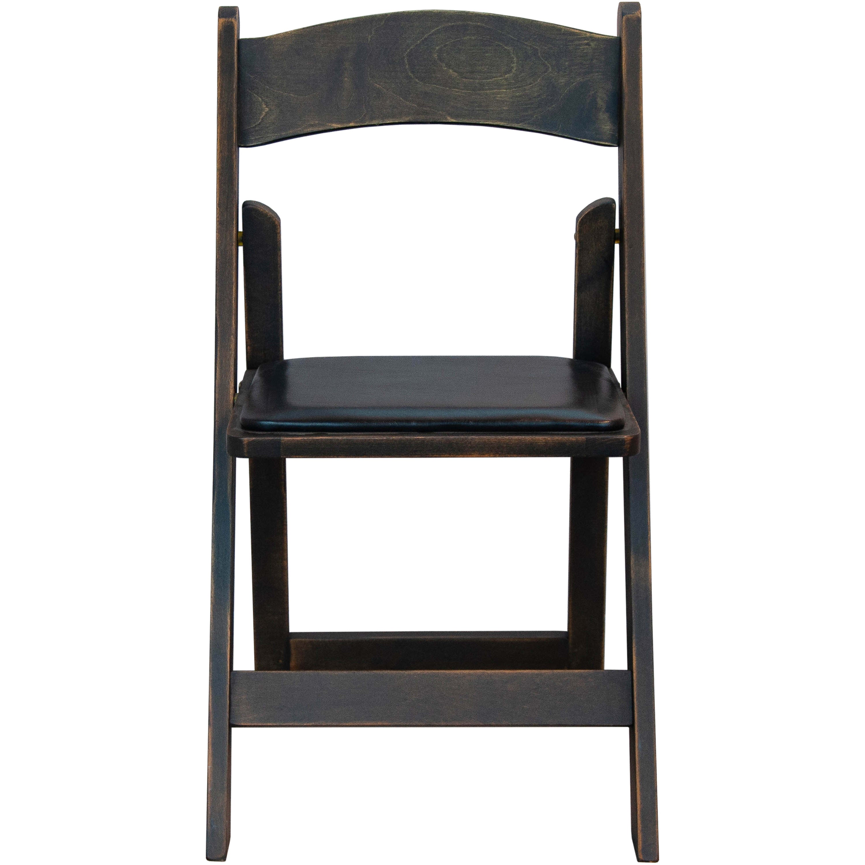 Advantage Wood Folding Wedding Chair with Padded Seat