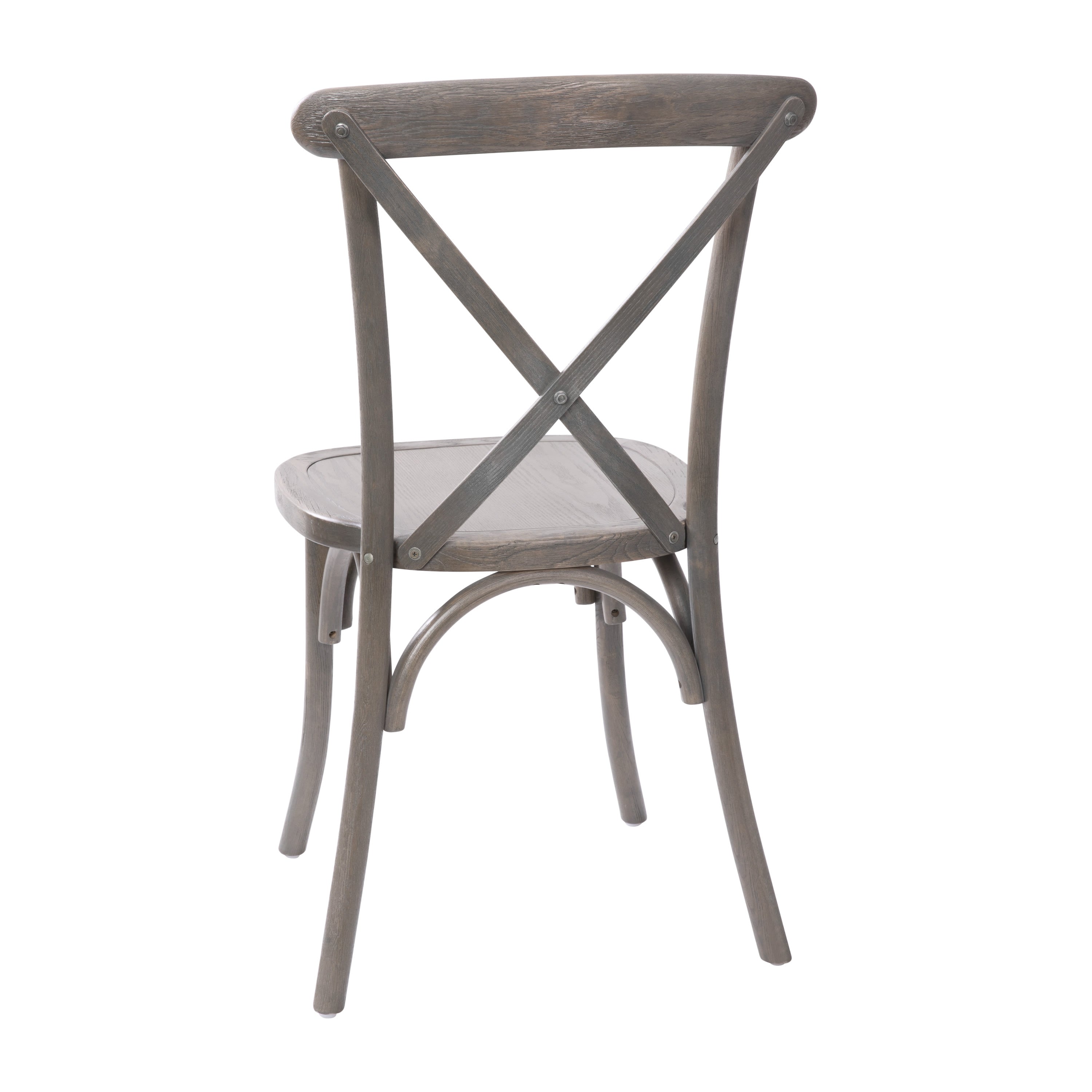 Grey cross sales back dining chairs