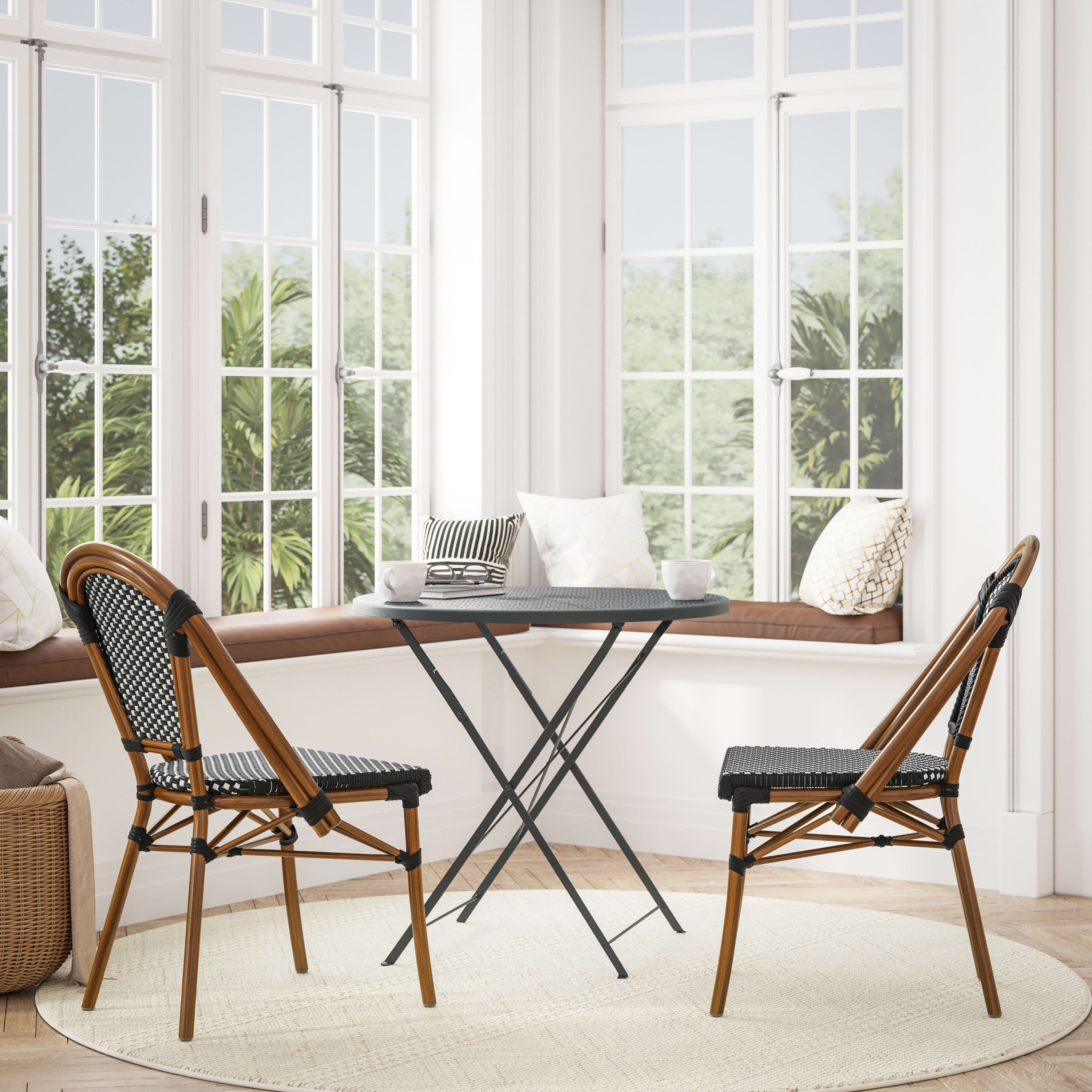 Bamboo stacking chair hot sale