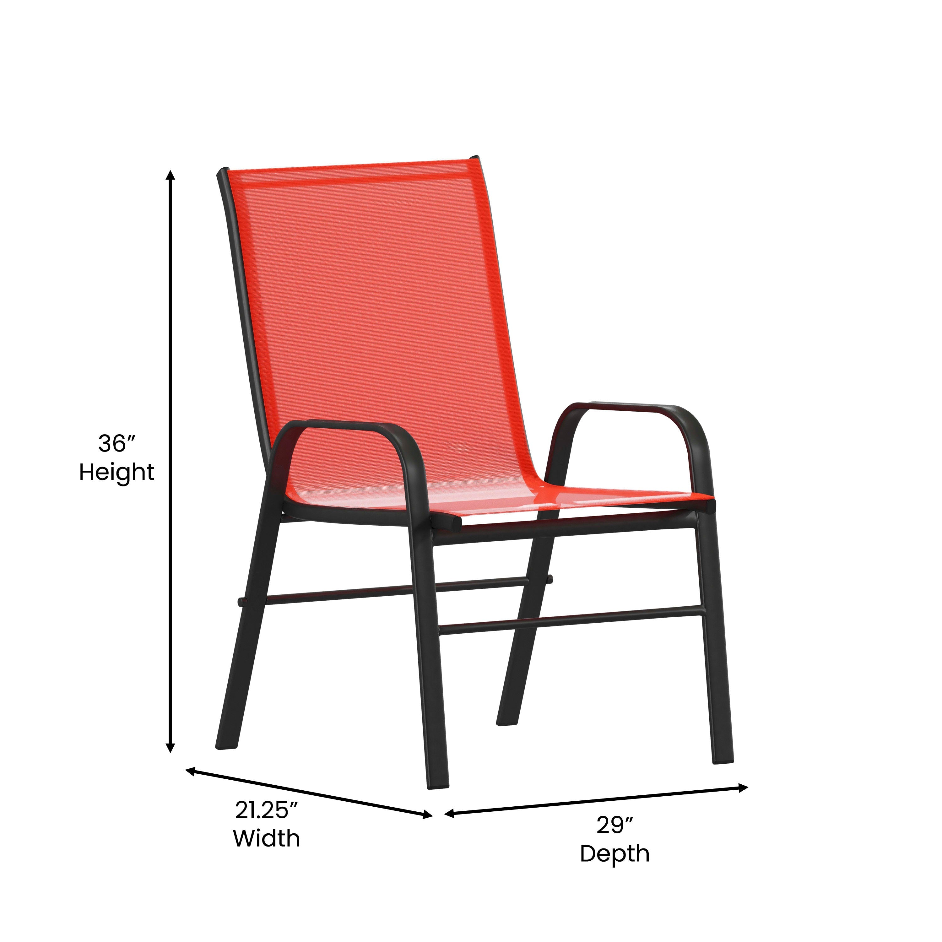 Sling Patio Stack Chair JJ 303C CTC Event Furniture