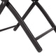Gray |#| 2 Pack Commercial Outdoor Flex Comfort Folding Chair with Metal Frame in Gray