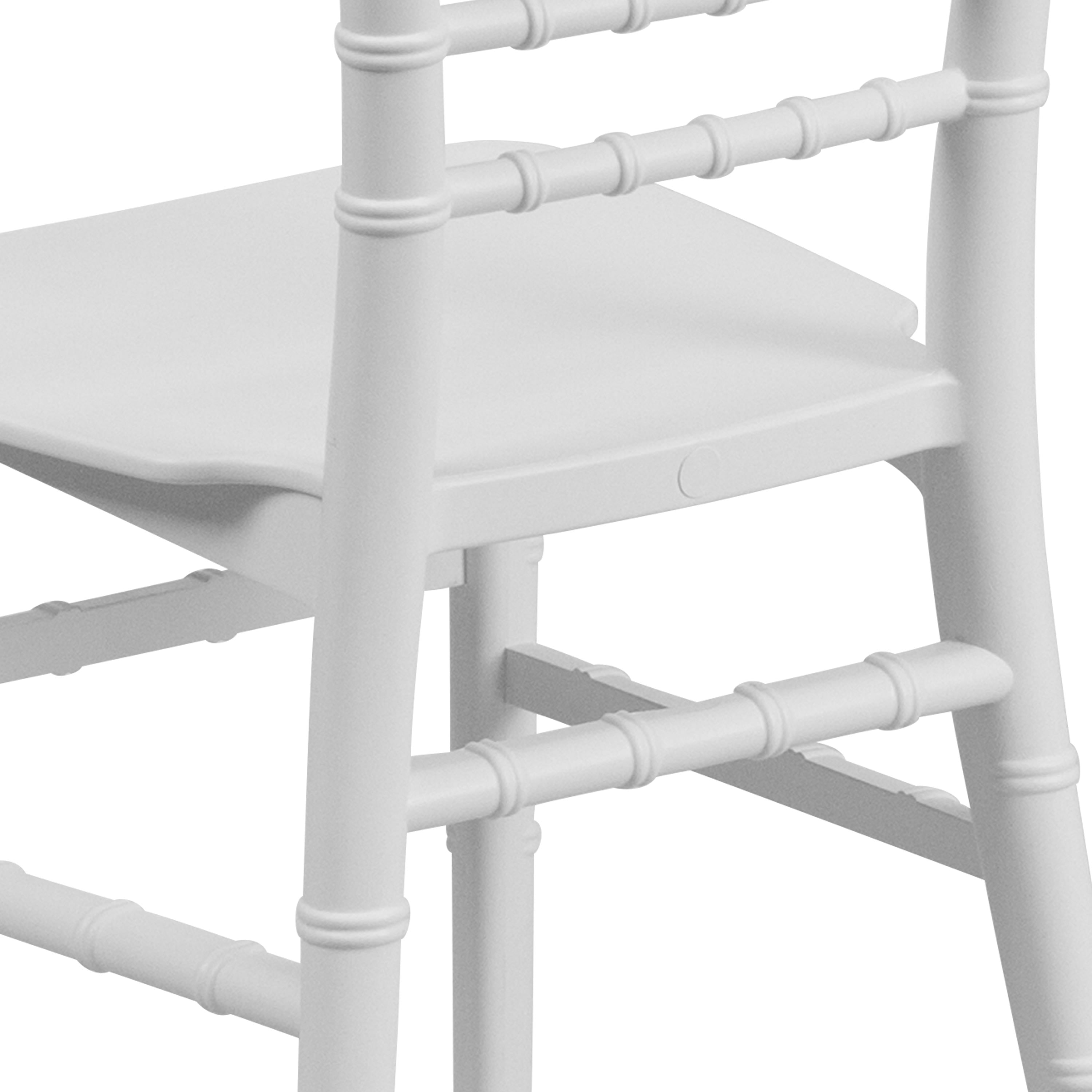 Kids white resin chiavari chair new arrivals