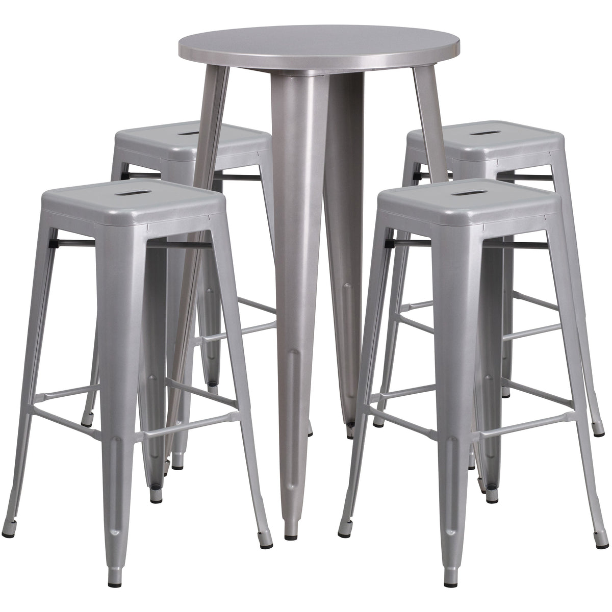 24RD Metal Bar Table Set- CH CH-51080BH-4-30SQST- โ CTC Event