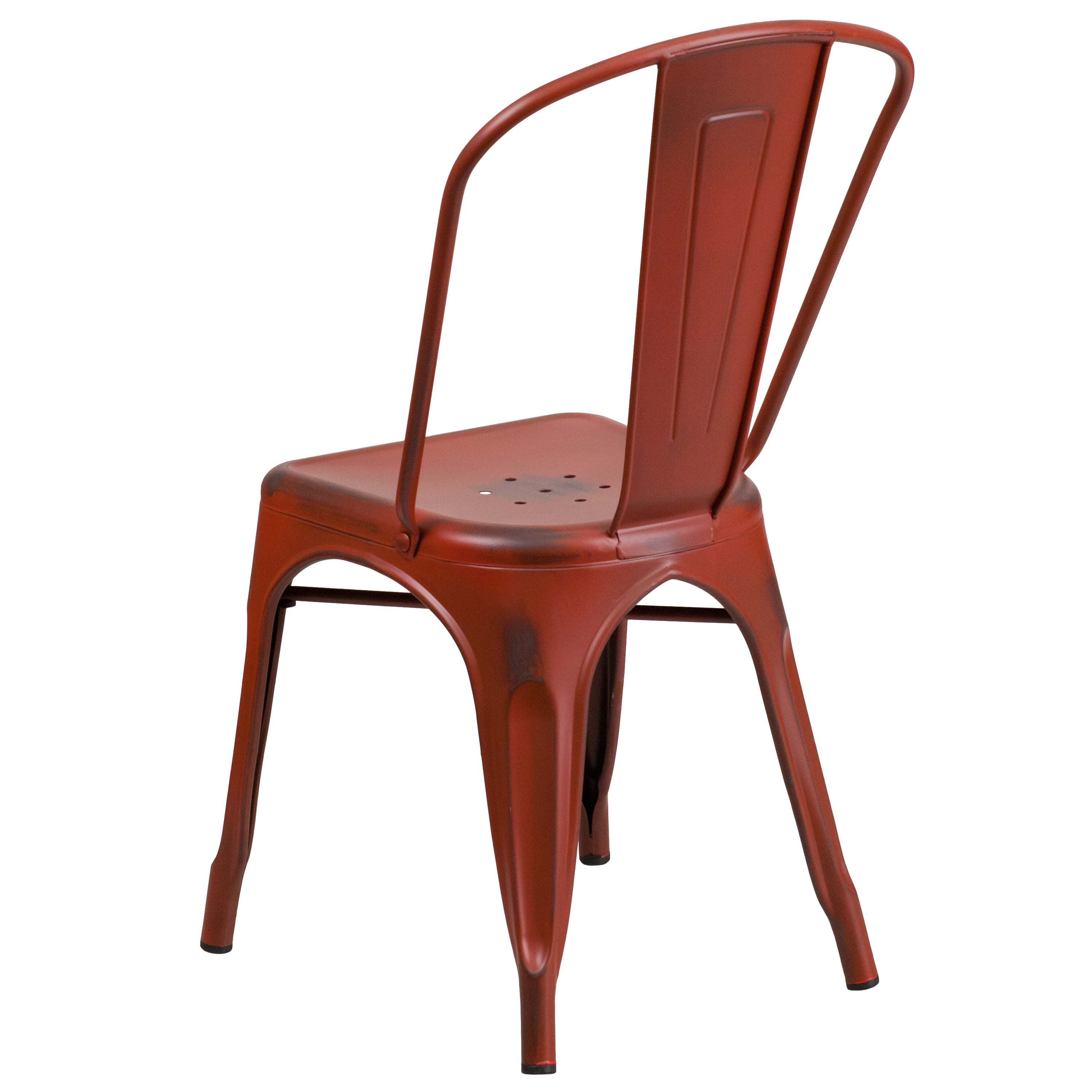 Red metal kitchen chairs deals