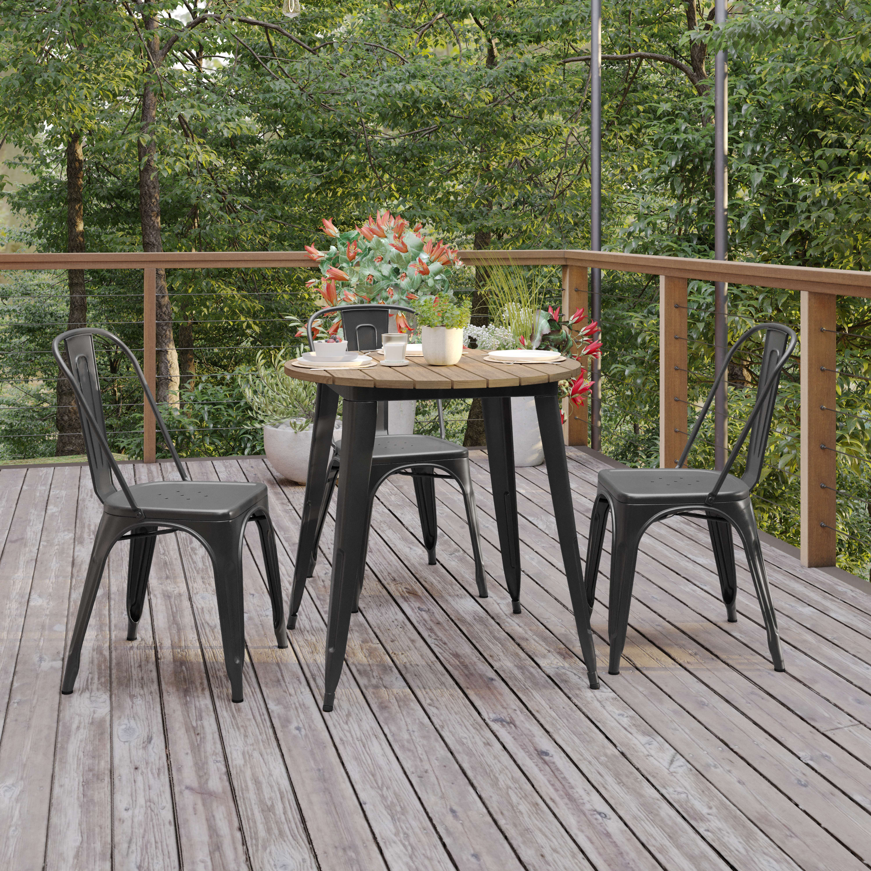 30 RD Patio Dining Table JJ T14623 80 CTC Event Furniture