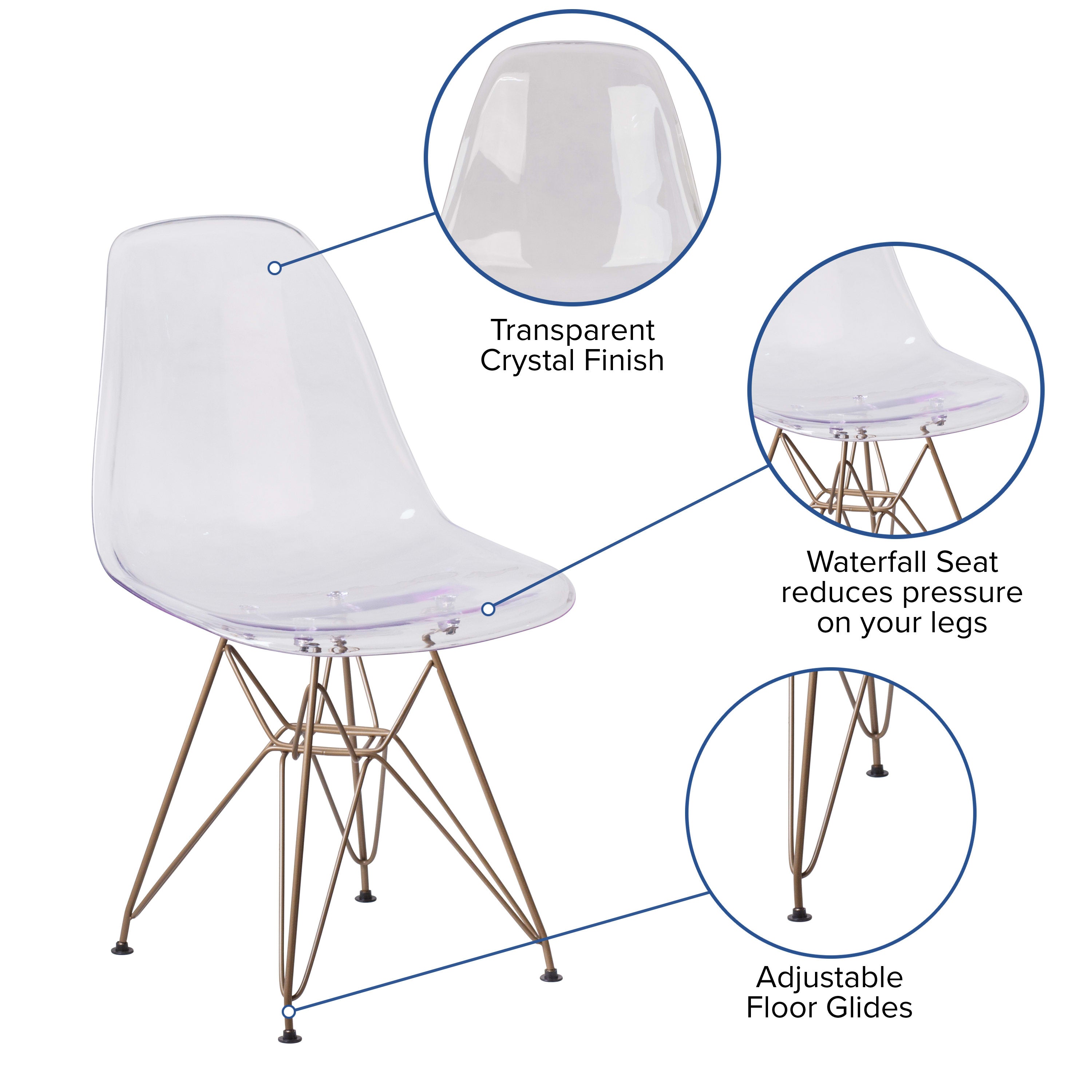 Elon series ghost sale chair