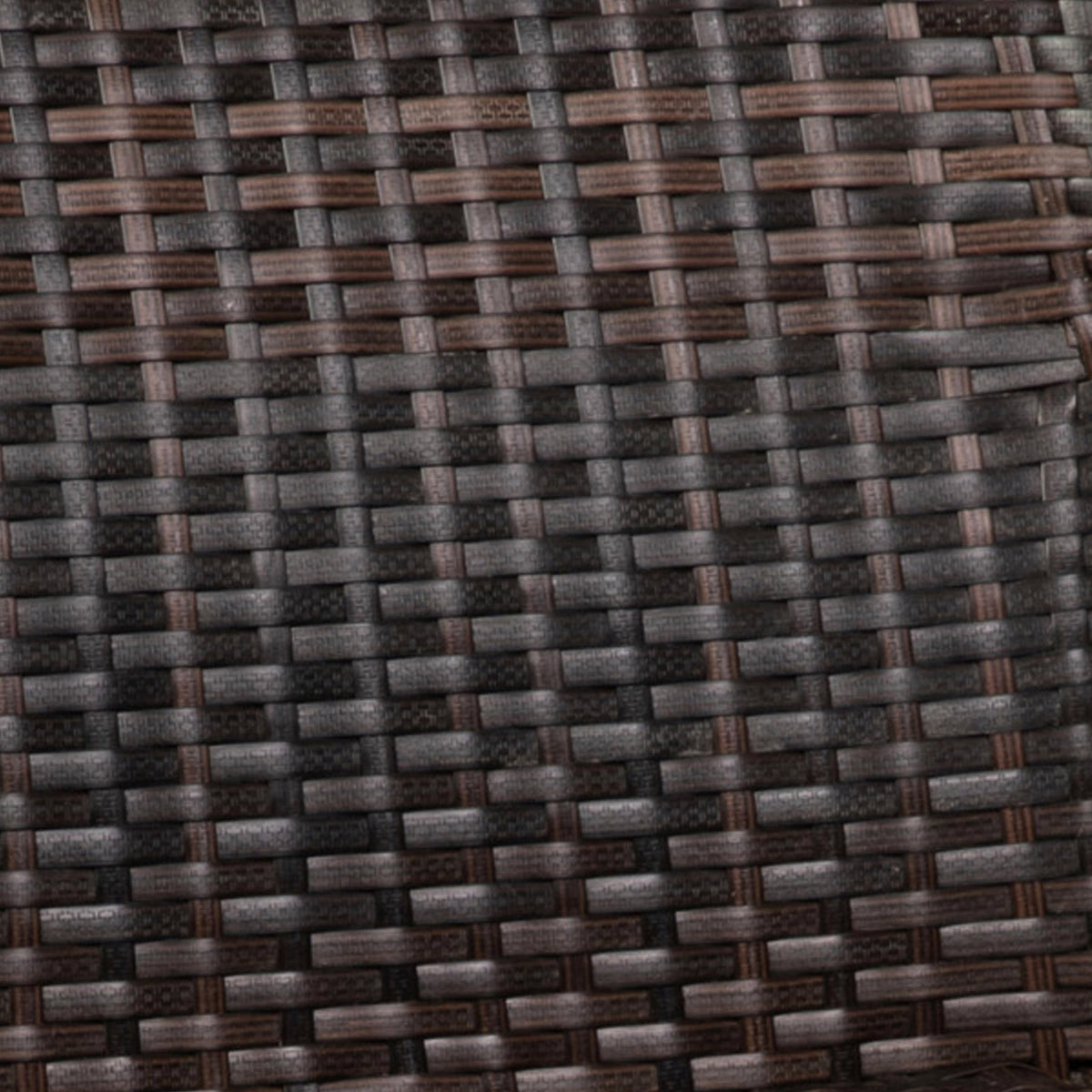 Espresso |#| All Weather Commercial Grade PE Rattan Stacking Patio Chairs in Espresso
