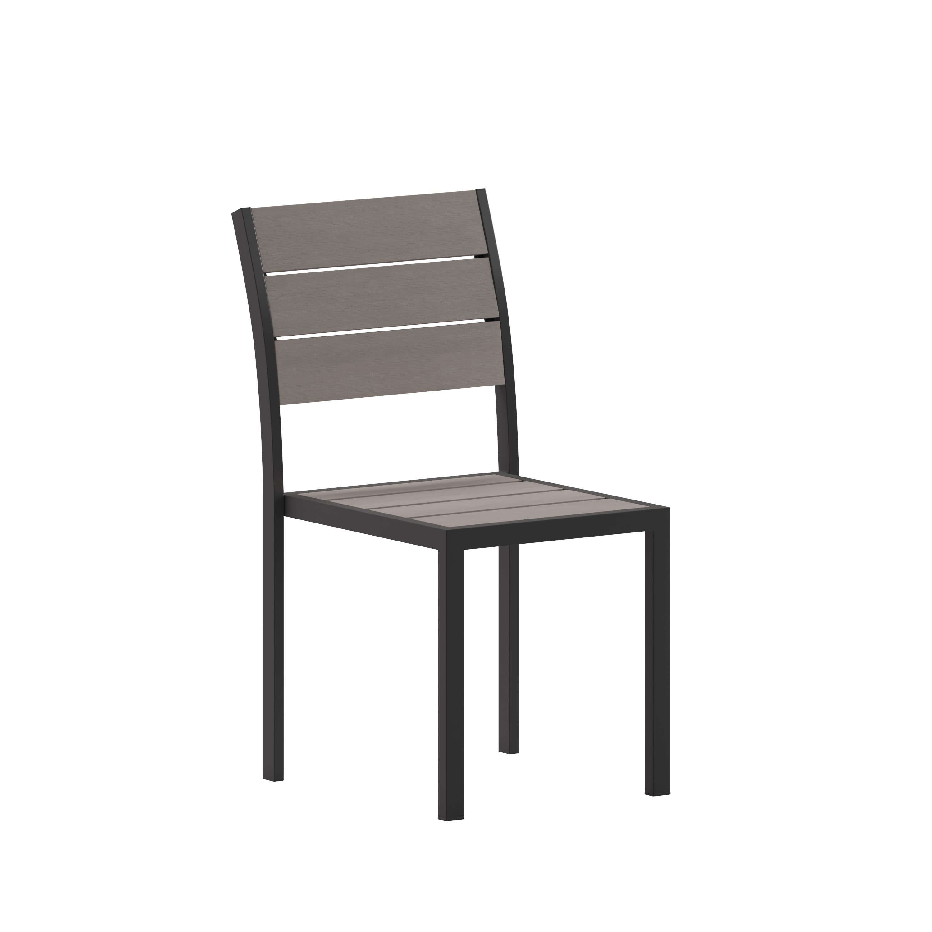 Gray stackable hotsell patio chairs