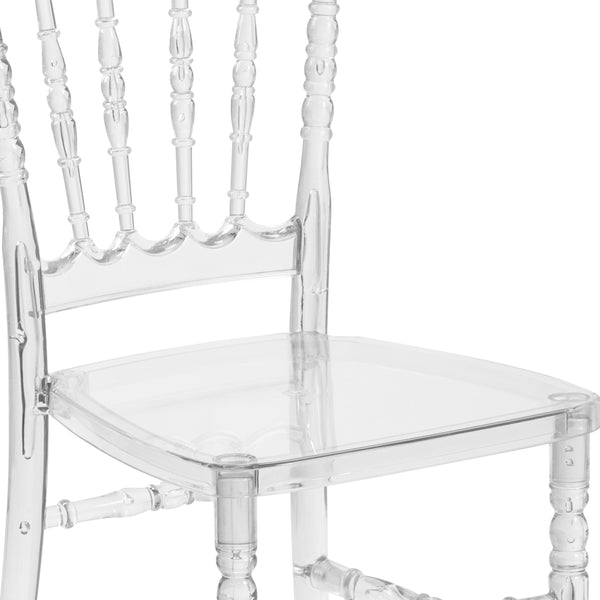 Crystal Ice Napoleon Stacking Chair - Event Seating - Hospitality Seating