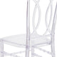 Crystal Ice Stacking Chair with Designer Back - Event Stack Chair - UV Resistant