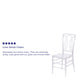 Crystal Ice Stacking Chair with Designer Back - Event Stack Chair - UV Resistant