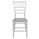 Silver |#| Silver Stackable Resin Chiavari Chair - Banquet and Event Furniture