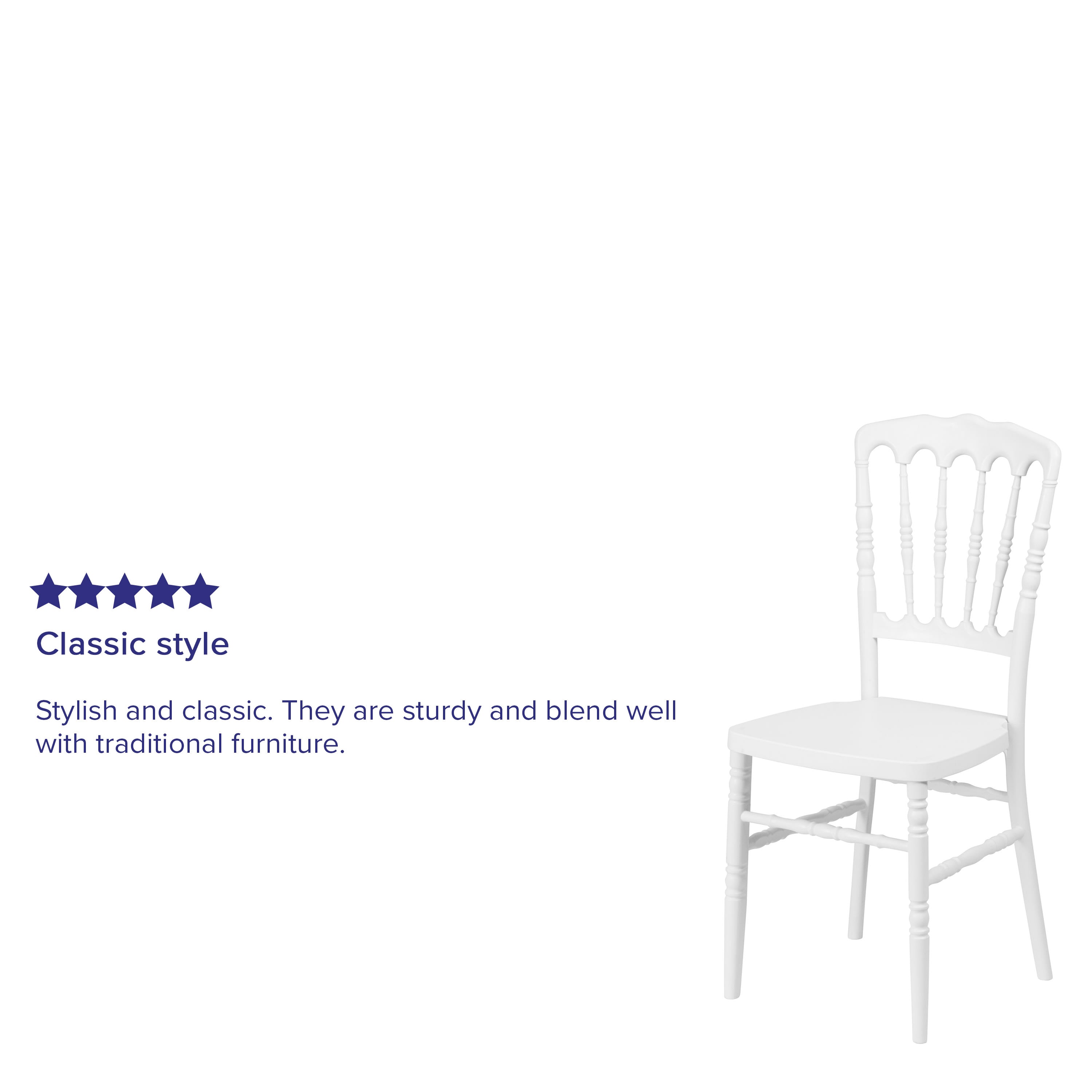 Resin Napoleon Chair LE-L-MON- – CTC Event Furniture