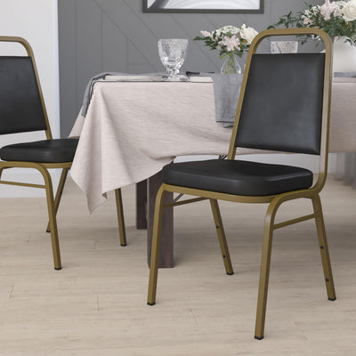HERCULES Series Trapezoidal Back Stacking Banquet Chair with 2.5
