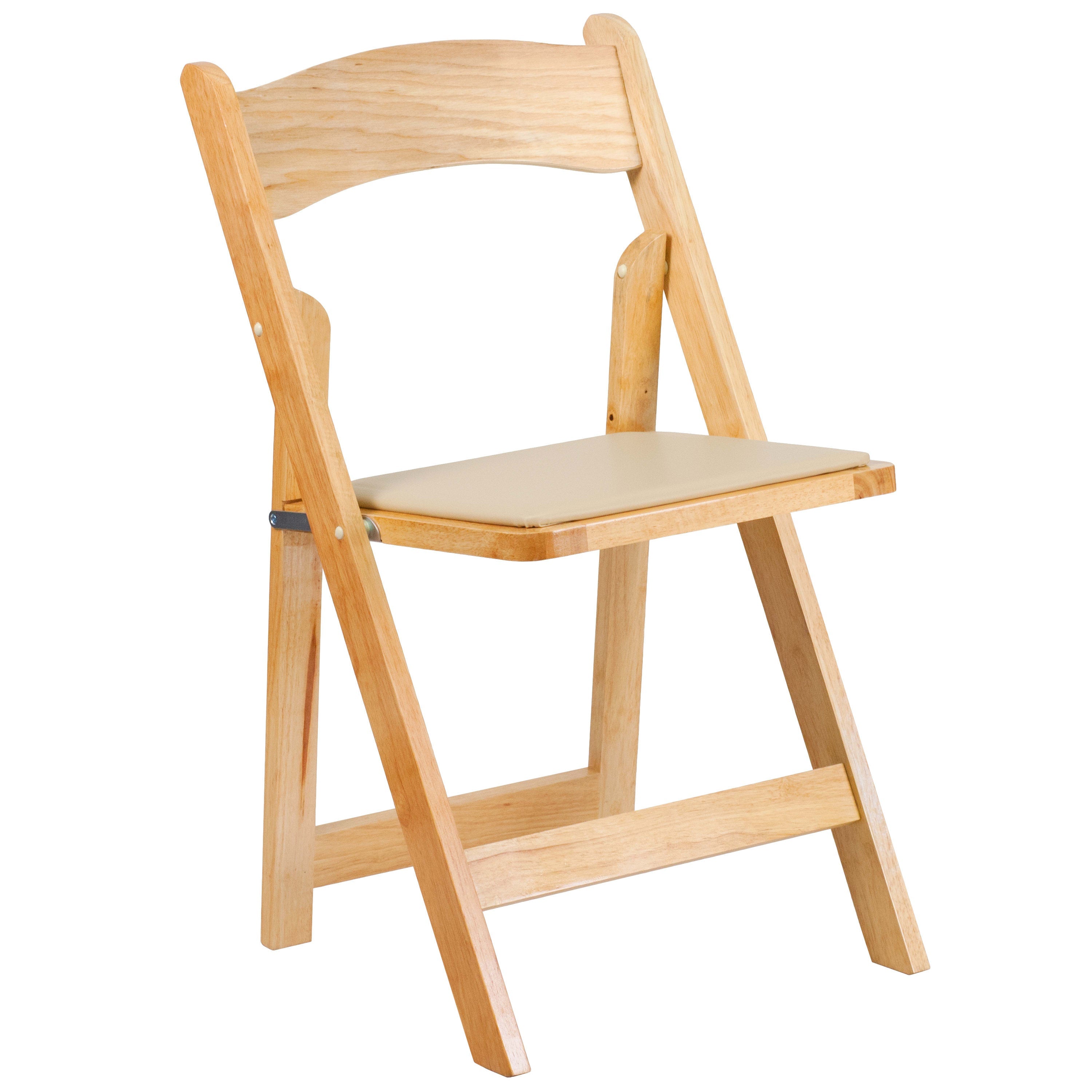 Wooden outlet collapsible chair