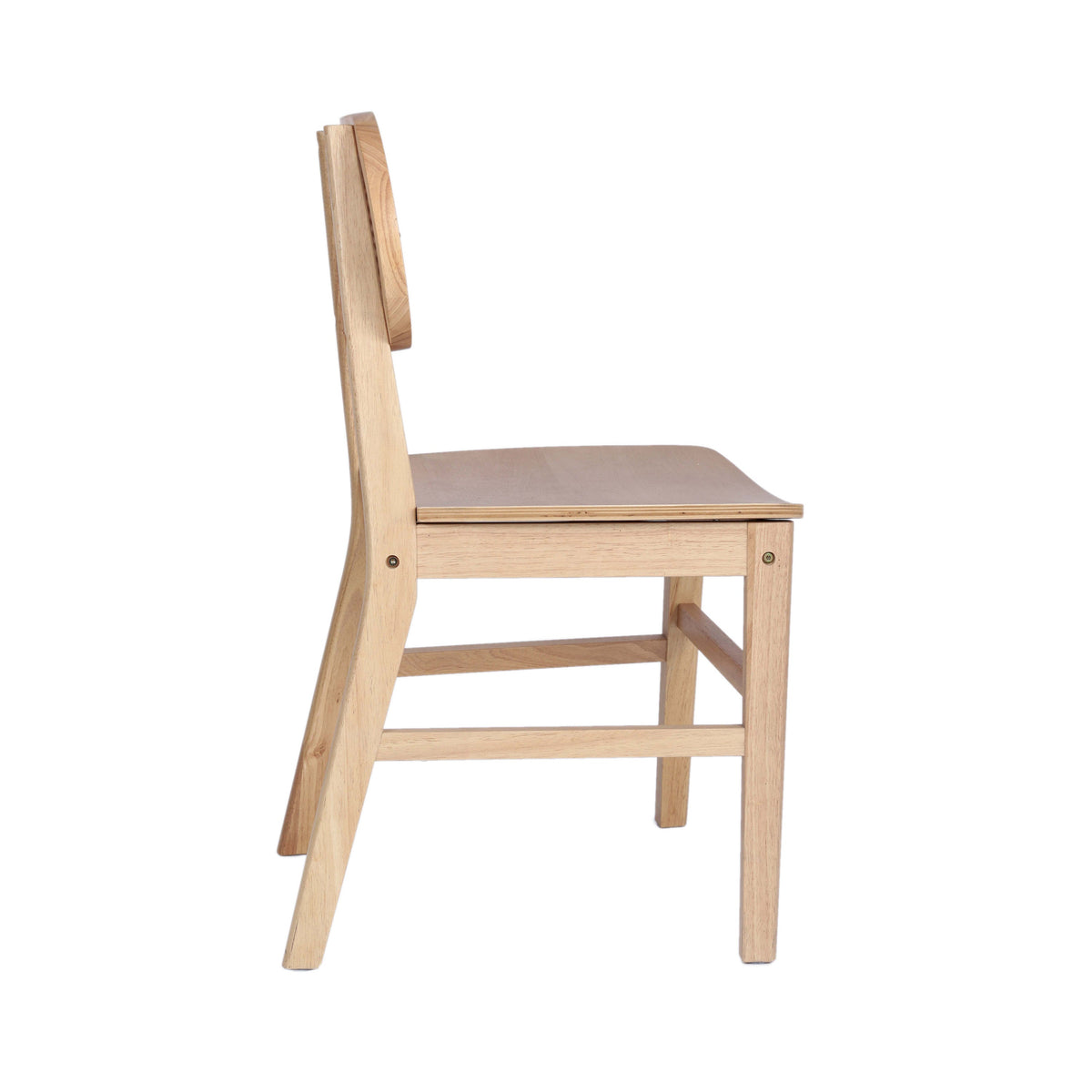 Natural |#| 2 Pack Commercial Cane Rattan Event Chairs - Wood Backs and Seats-Natural