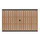 Navy |#| 30inch x 48inch Faux Teak Patio Table, 4 Chairs and Navy 9FT Patio Umbrella with Base