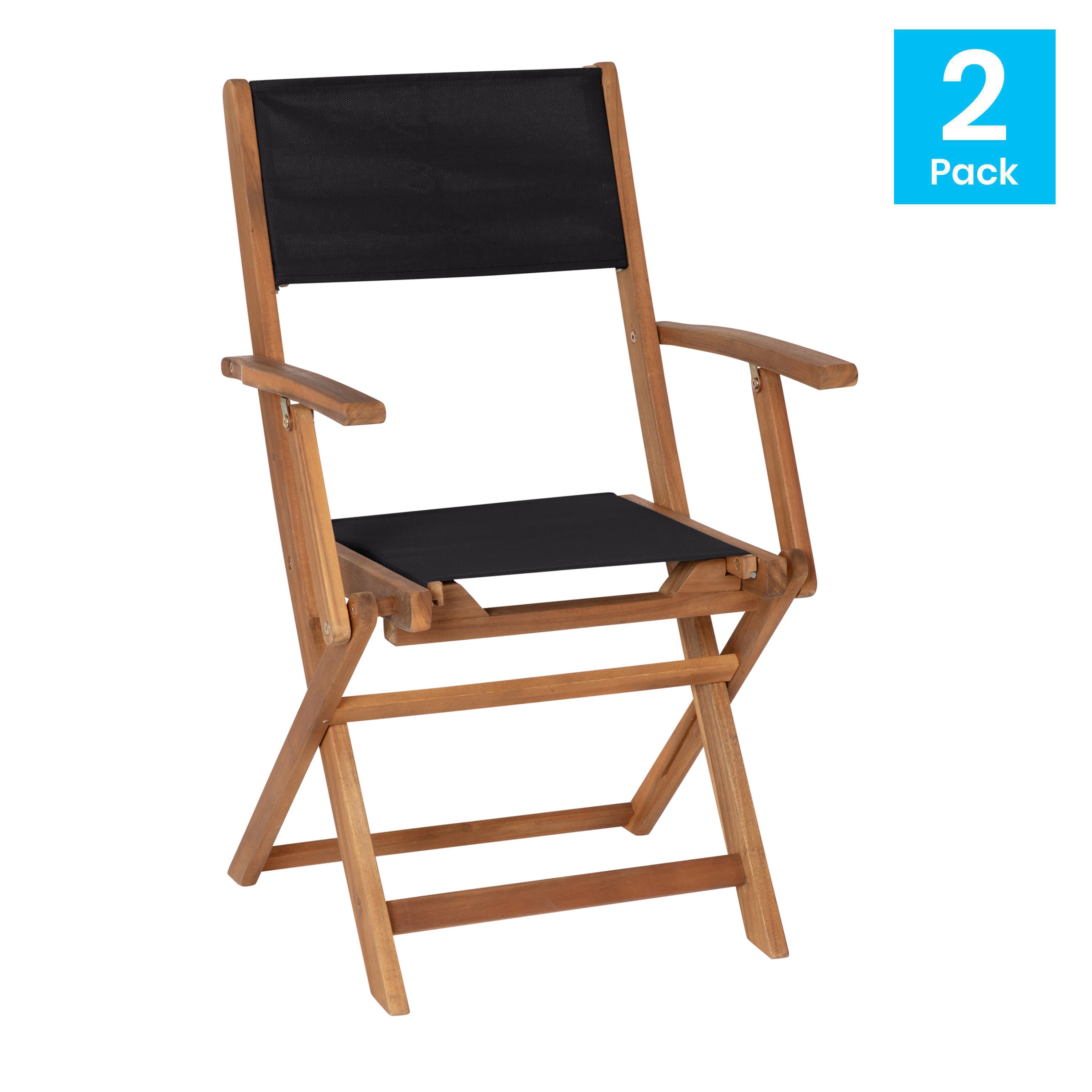 Folding bistro on sale chairs 2 pk