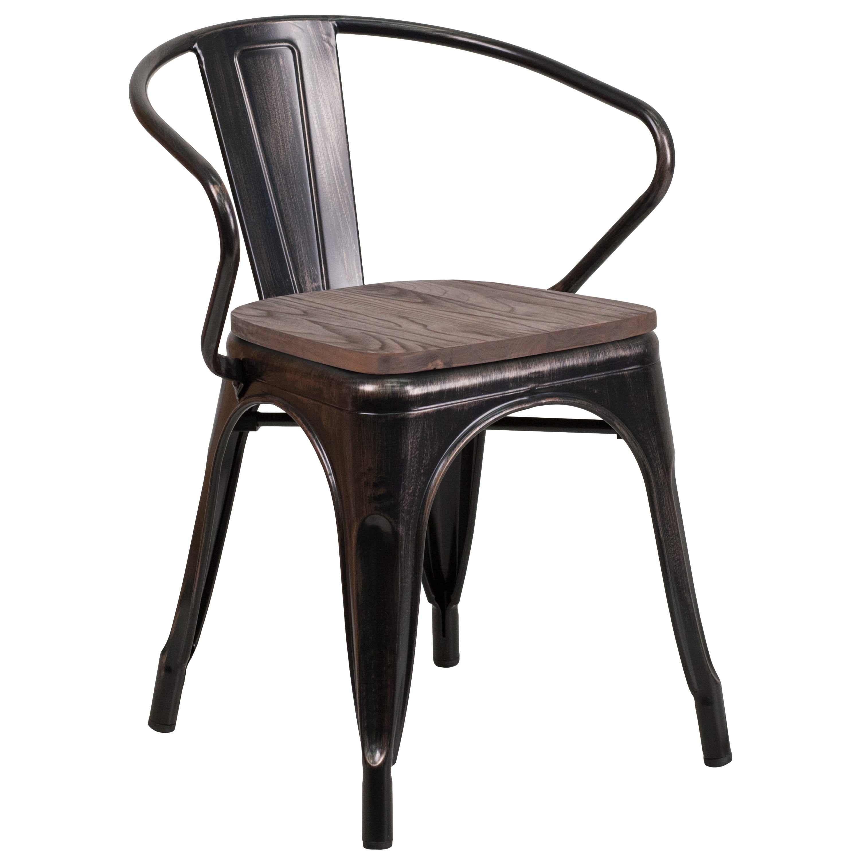 Metal Chair With Arms CH 31270 WD CTC Event Furniture