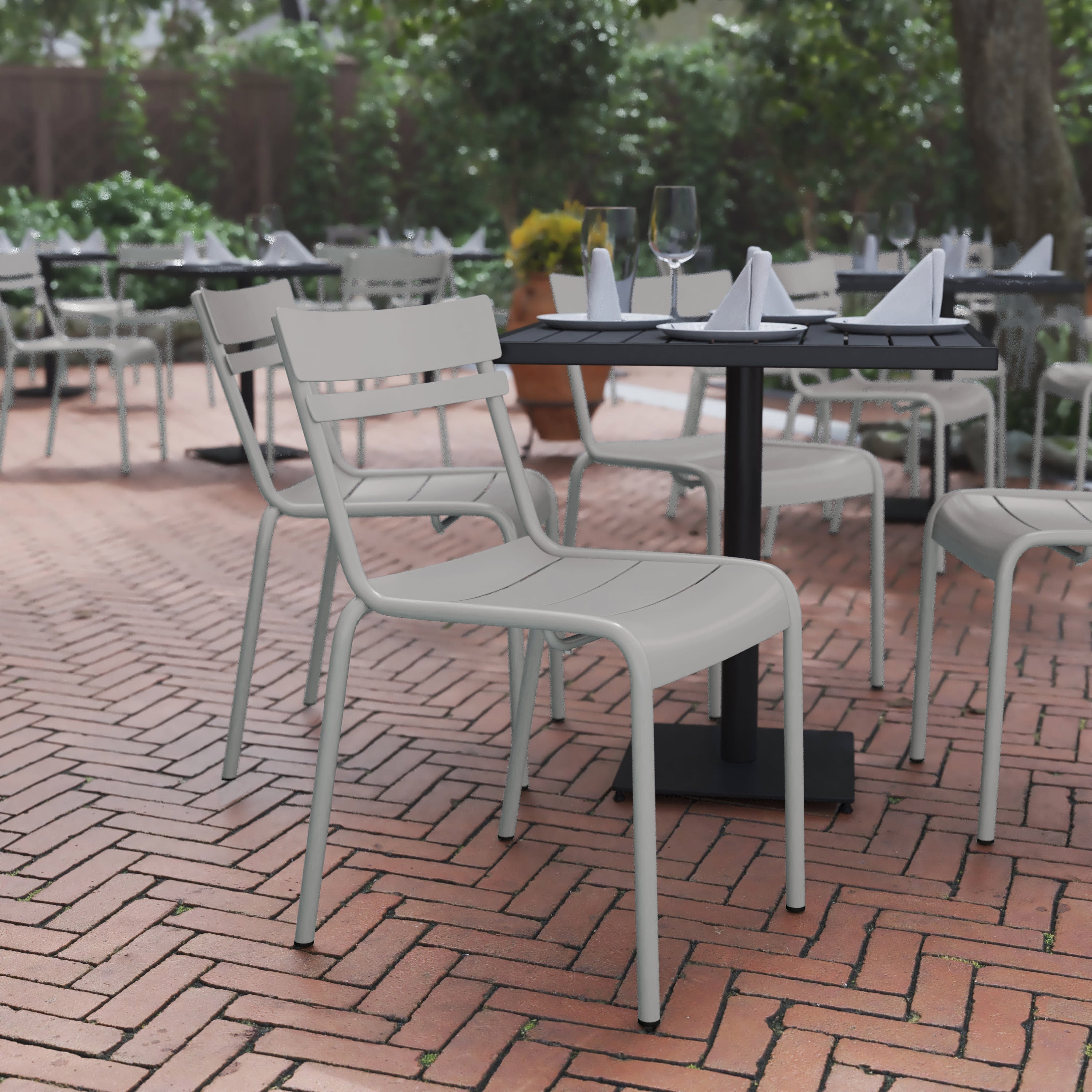 お得セット Steel Armless Chair XU-CH-10318- – CTC Event Furniture テーブル・机