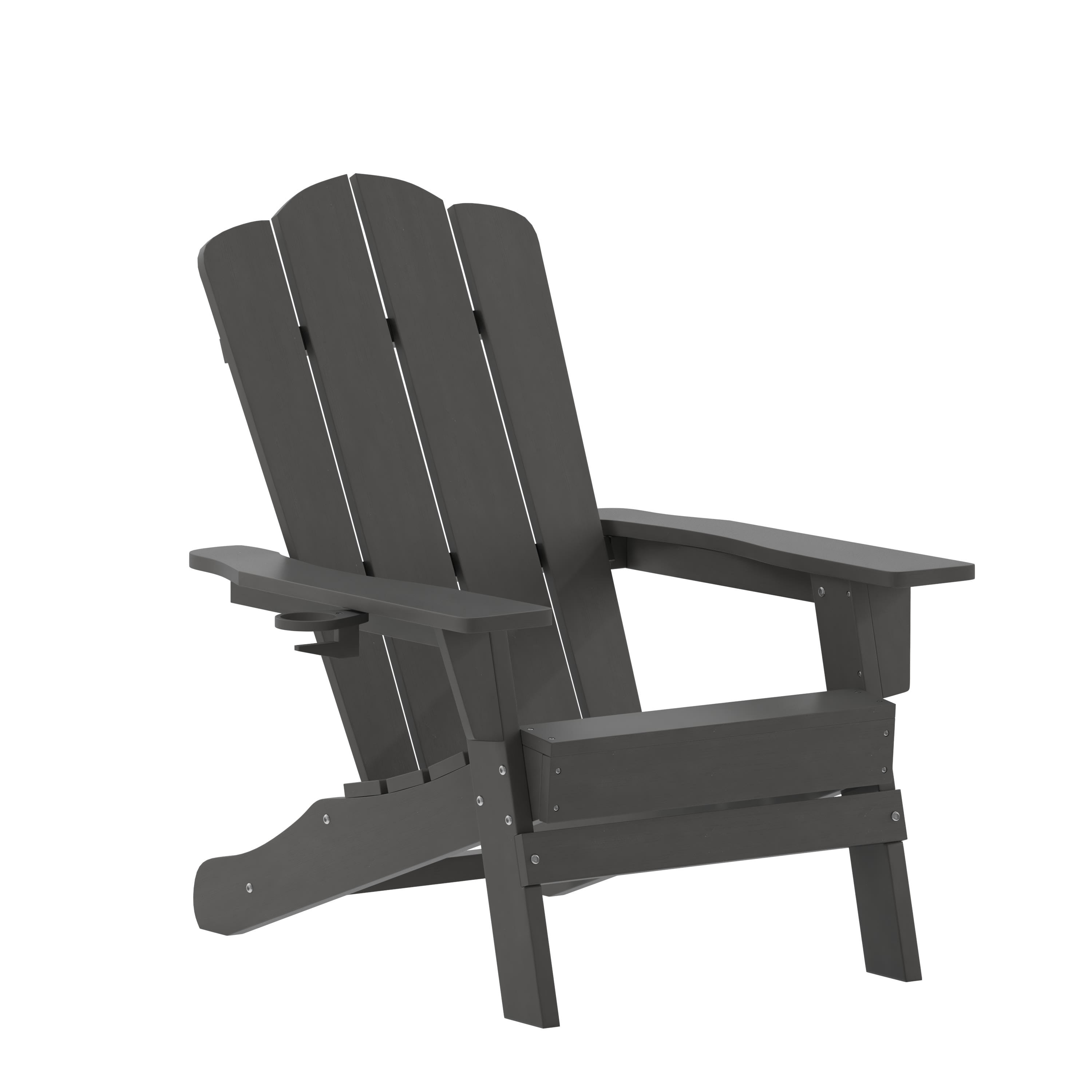 plastic adirondack chair with drink holder