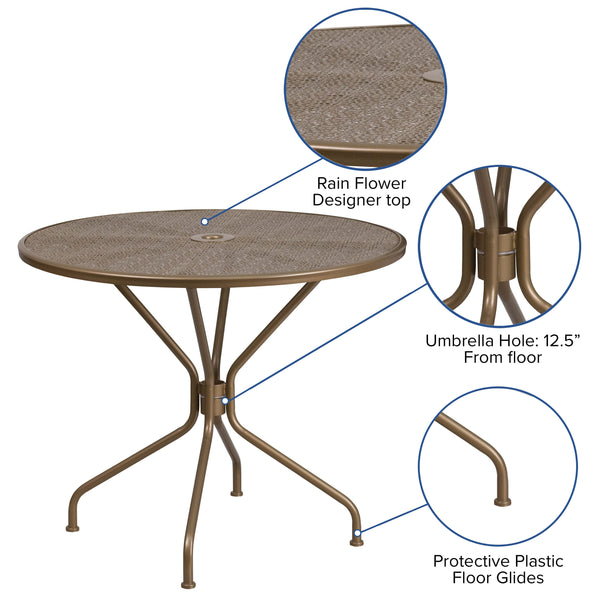 Steel Patio Table CO-7- – CTC Event Furniture