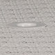 Light Gray |#| 35.25inch Round Lt Gray Indoor-Outdoor Steel Patio Table-Umbrella Hole-Restaurant