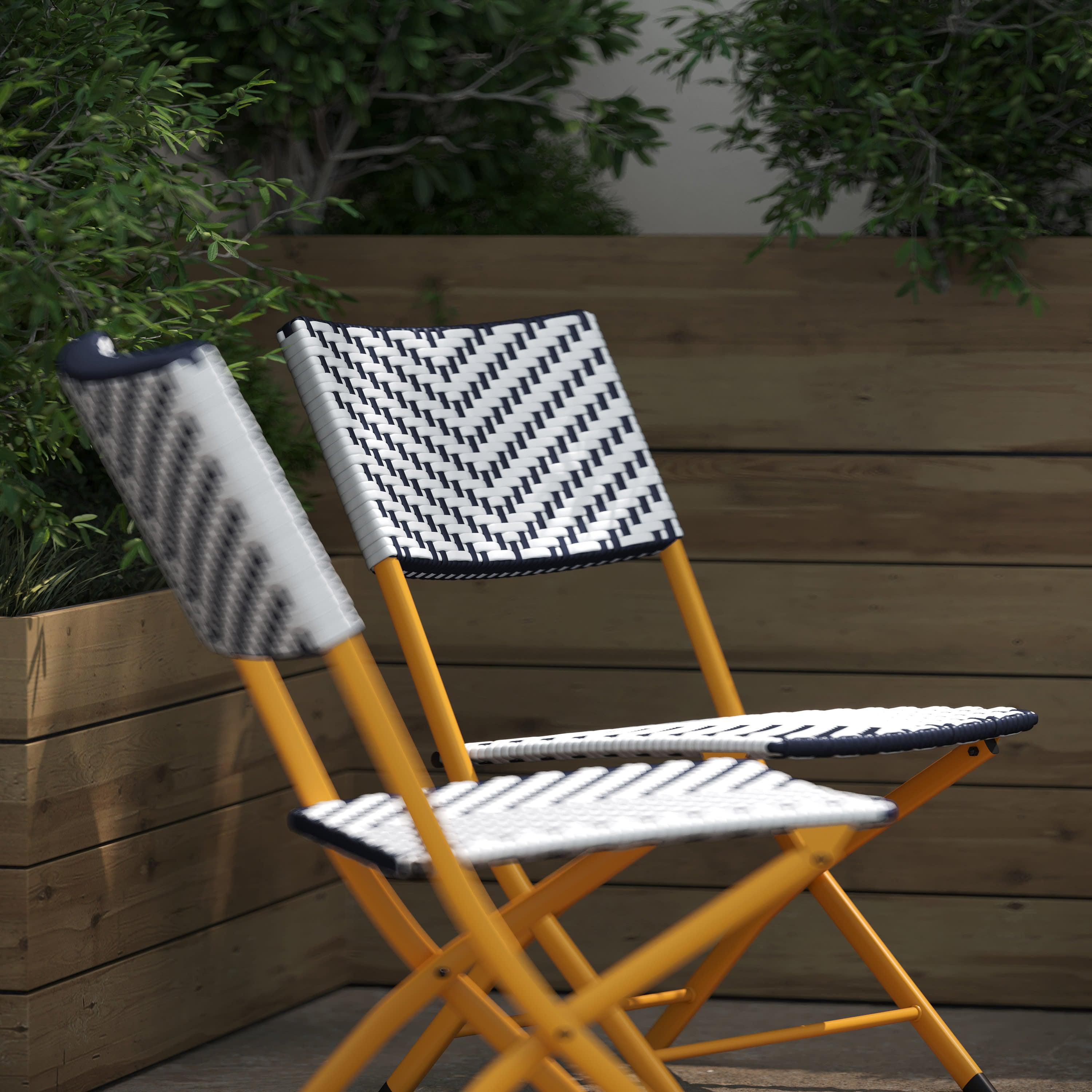 threshold french cafe folding patio chair